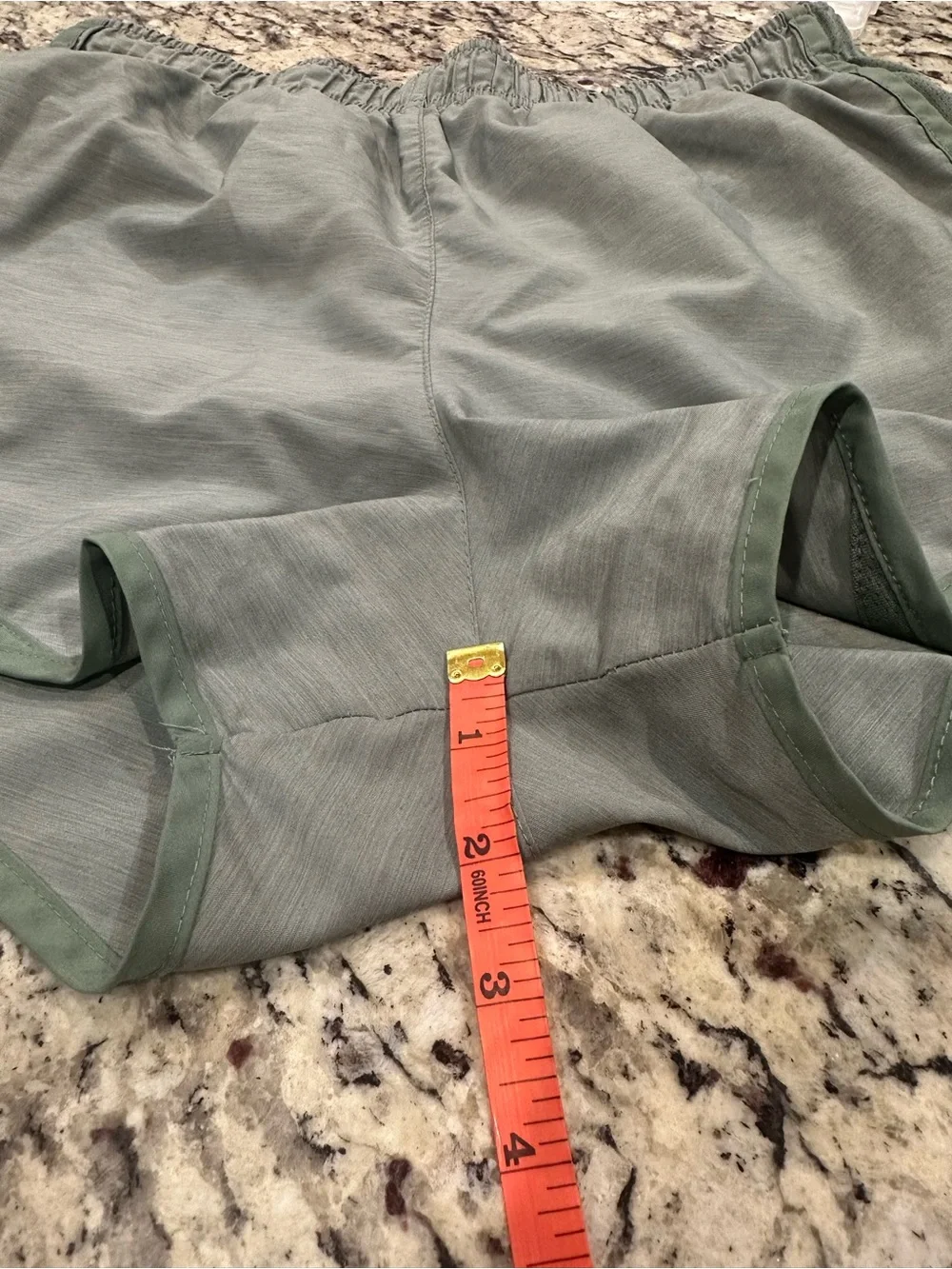 Nike Women's Olive Green Athletic Shorts